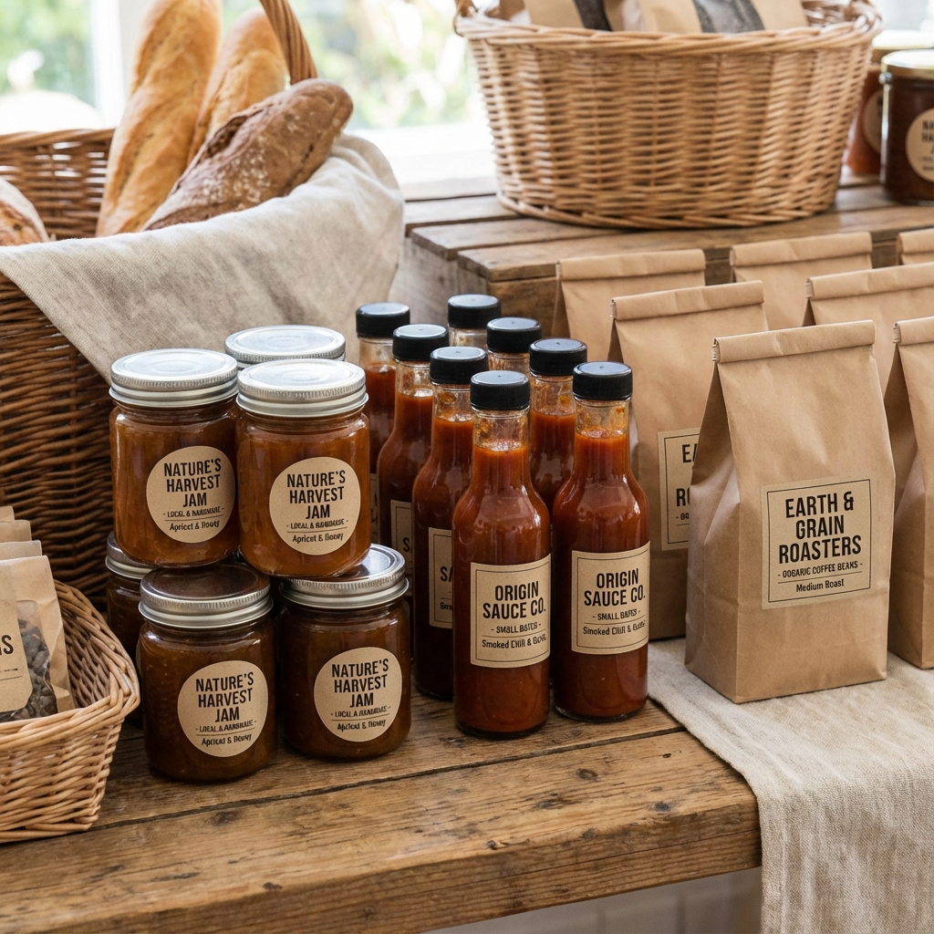 食品行业-合成纸标签