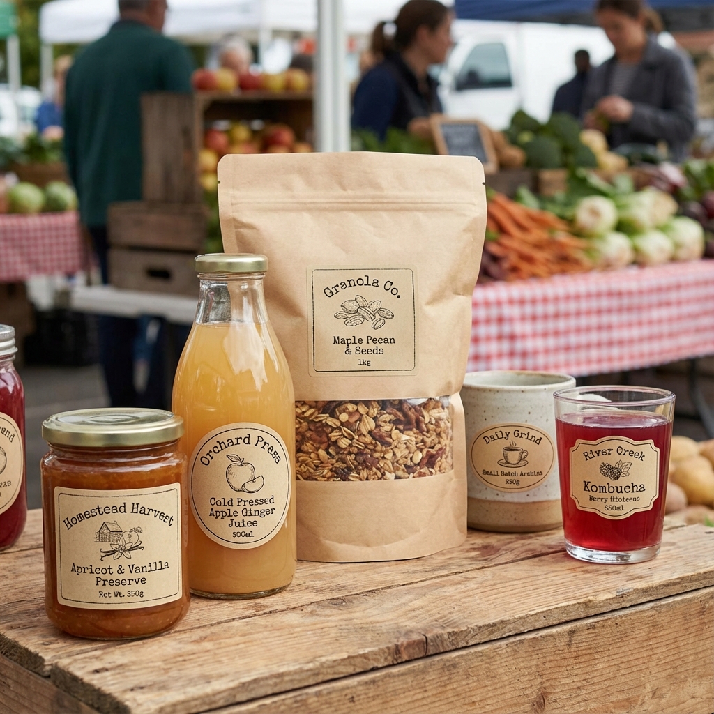 食品行业-合成纸标签